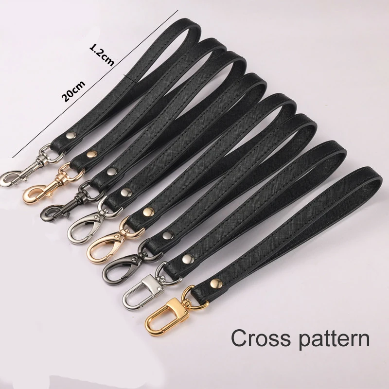 Cow Leather Bag Straps Women Handbag Handle Clutch Belt Shoulder Bag Strap Genuine Leather Strap Bag Part Belt For Bags 20cm