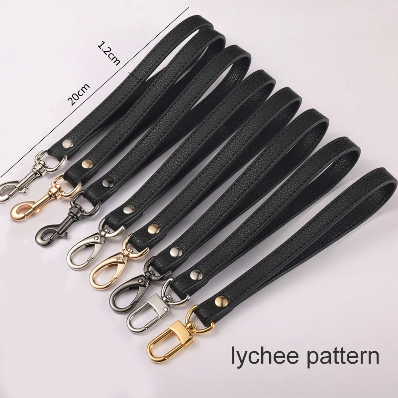 Cow Leather Bag Straps Women Handbag Handle Clutch Belt Shoulder Bag Strap Genuine Leather Strap Bag Part Belt For Bags 20cm