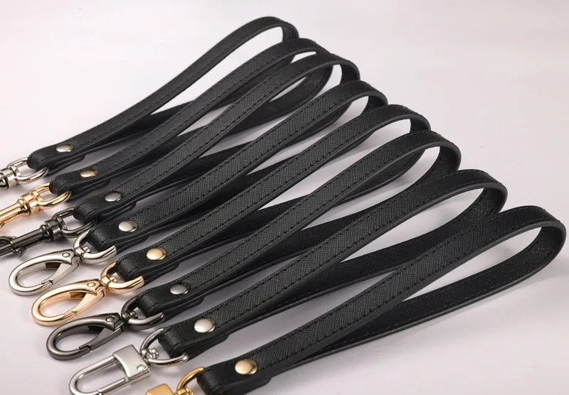 Cow Leather Bag Straps Women Handbag Handle Clutch Belt Shoulder Bag Strap Genuine Leather Strap Bag Part Belt For Bags 20cm