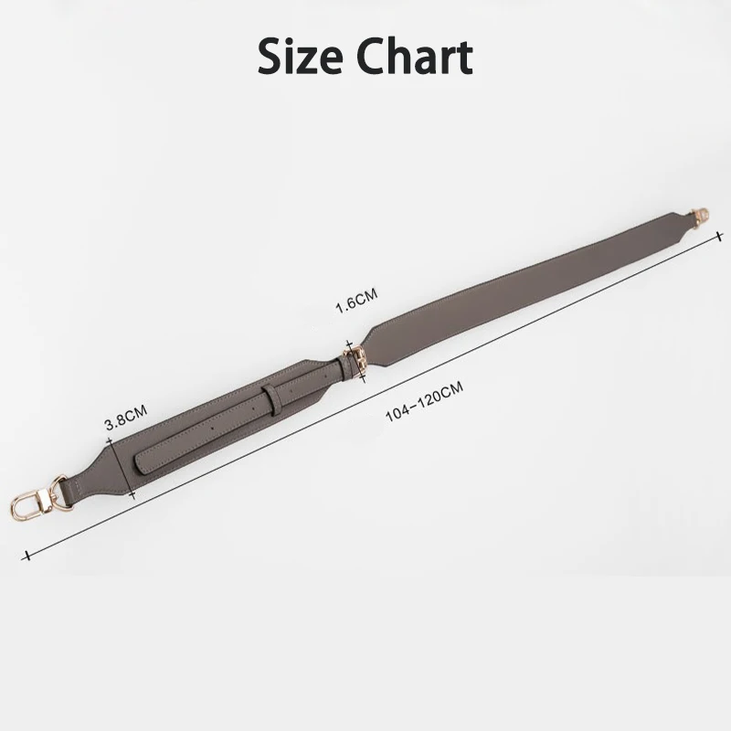 EverToner Fashion Leather Bag Straps Long Adjustable Leather Bag Strap Replacing Underarm Shoulder Straps Bag Accessory