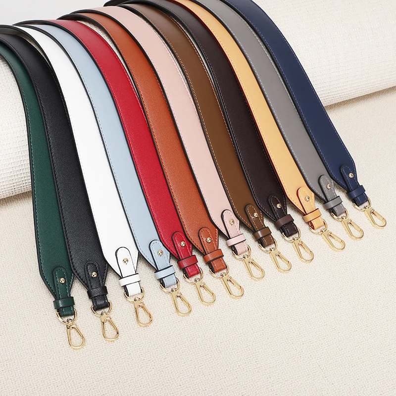 Cow Leather Bag Straps Women Shoulder Bag Wide Strap Handbag Handle Belt Genuine Leather Cowhide Strap Bag Part Belt For Bags