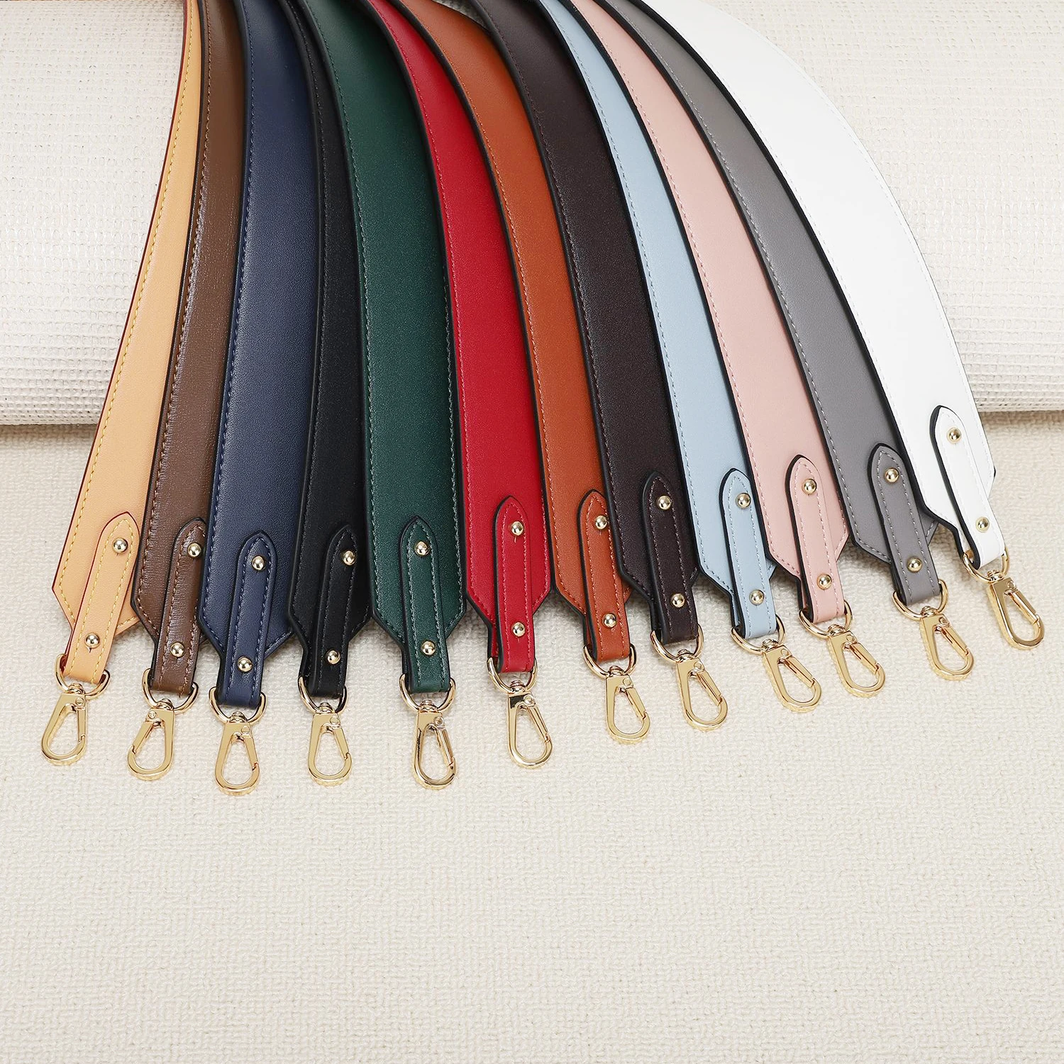 Cow Leather Bag Straps Women Shoulder Bag Wide Strap Handbag Handle Belt Genuine Leather Cowhide Strap Bag Part Belt For Bags