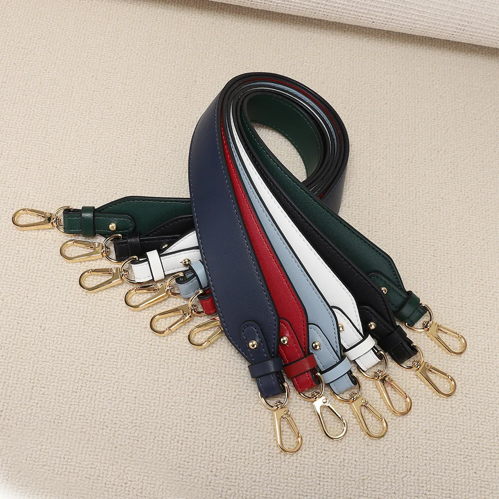 Cow Leather Bag Straps Women Shoulder Bag Wide Strap Handbag Handle Belt Genuine Leather Cowhide Strap Bag Part Belt For Bags