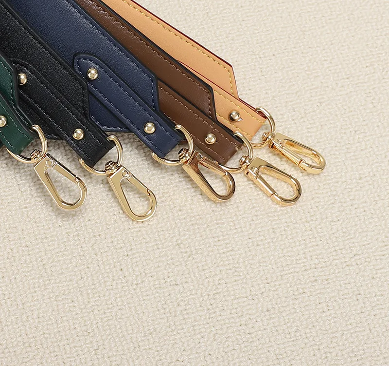 Cow Leather Bag Straps Women Shoulder Bag Wide Strap Handbag Handle Belt Genuine Leather Cowhide Strap Bag Part Belt For Bags