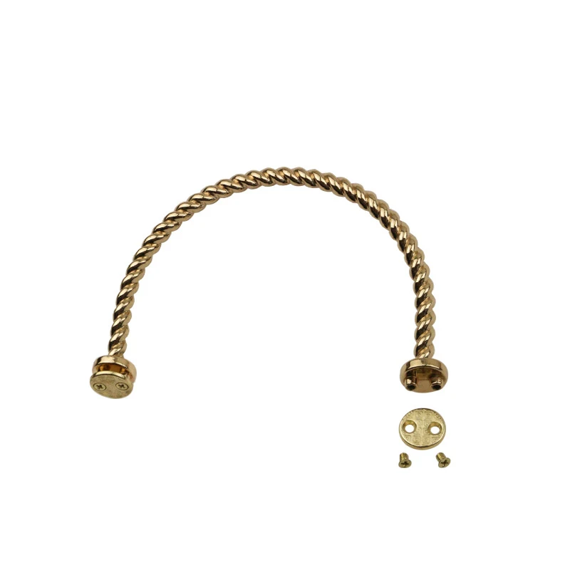 1-5Pcs Deepeel Metal Bag Handles DIY Handbags Shoulder Bags Purse Hardware Accessories Purses Frame Round Hanging Buckle
