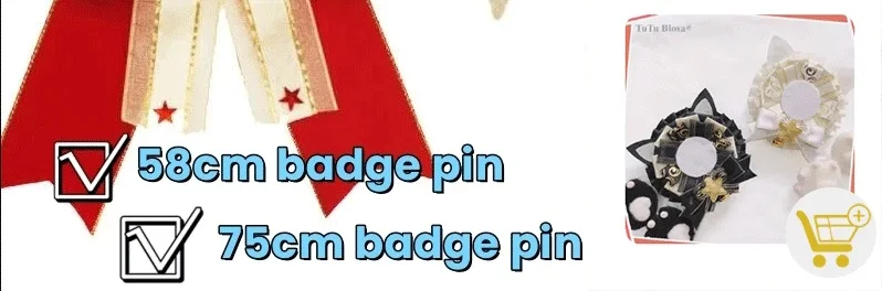 Italife Ita Bag Pins Anime Badge Holder for 58mm Pins Handmade Silk Metal Badge Decoration for Ita Bags Accessorie Classic H304