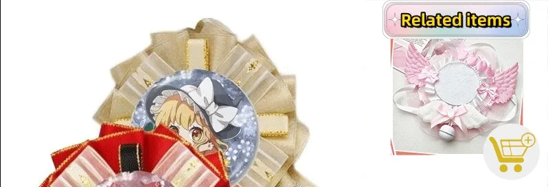 Italife Ita Bag Pins Anime Badge Holder for 58mm Pins Handmade Silk Metal Badge Decoration for Ita Bags Accessorie Classic H304