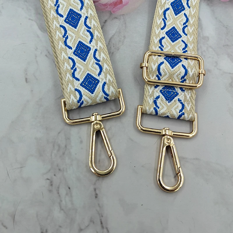 Retro Diamond Shoulder Strap, Fashionable and Adjustable Crossbody Bag Strap, Replaceable Luggage Accessories