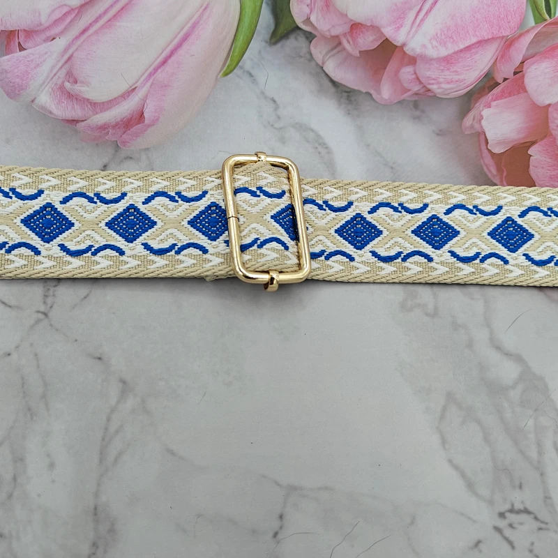 Retro Diamond Shoulder Strap, Fashionable and Adjustable Crossbody Bag Strap, Replaceable Luggage Accessories