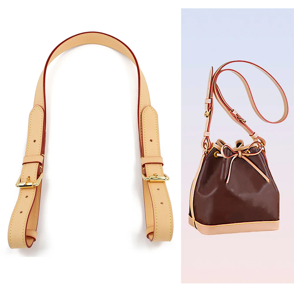 Leather Shoulder Bag Strap for Classic Bucket Bag Customized Shoulder Crossbody Replacement Adjustable Purse Handbag Strap
