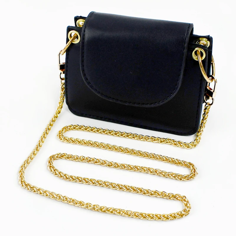 1Pc Deepeel 100/120cm Metal Bags Chain for Crossbody Handbag Shoulder Straps Wallet Handle DIY Replacement Bag Accessories