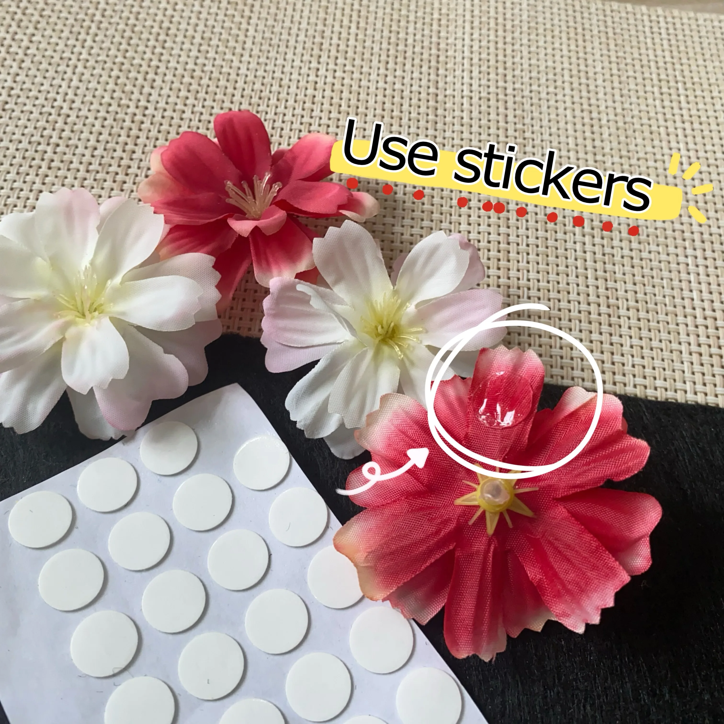 Italife White Round Soft Tape Ita Bag Decoration Insert Decorative Accessories Women ItaBag Display Pins Badges H331