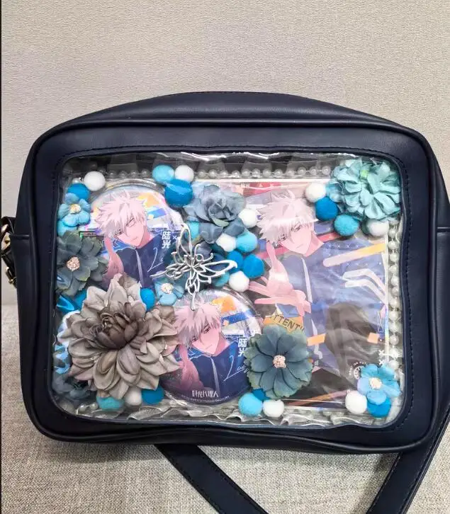 Italife White Round Soft Tape Ita Bag Decoration Insert Decorative Accessories Women ItaBag Display Pins Badges H331