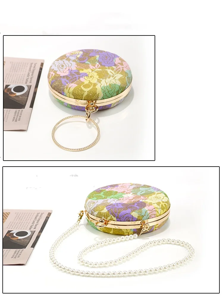 Handles DIY Handbag Kiss Twisted Lock Buckle Bag Accessories 15.5 Cm 18cm 20 Cm Metal Clasps Dinner Round Box Purses Frame