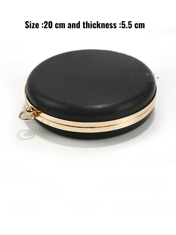 Handles DIY Handbag Kiss Twisted Lock Buckle Bag Accessories 15.5 Cm 18cm 20 Cm Metal Clasps Dinner Round Box Purses Frame