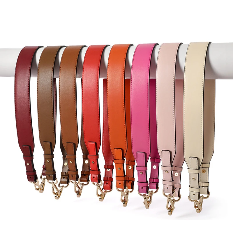 Cow Leather Bag Straps Women Handbag Handle Wide Belt Shoulder Crossbody Bag Strap Genuine Leather Strap Bag Part Belt For Bags