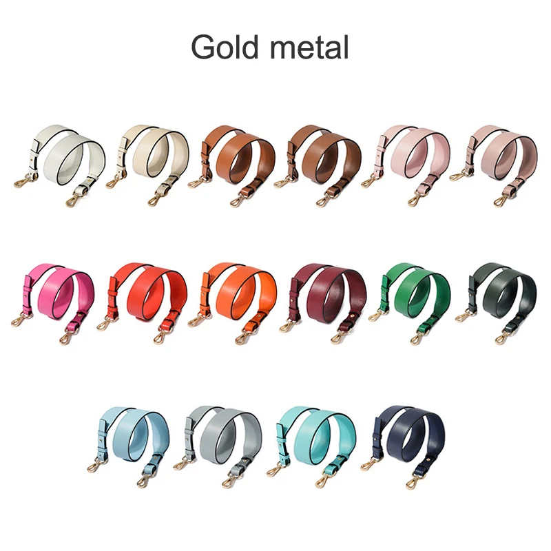 Cow Leather Bag Straps Women Handbag Handle Wide Belt Shoulder Crossbody Bag Strap Genuine Leather Strap Bag Part Belt For Bags