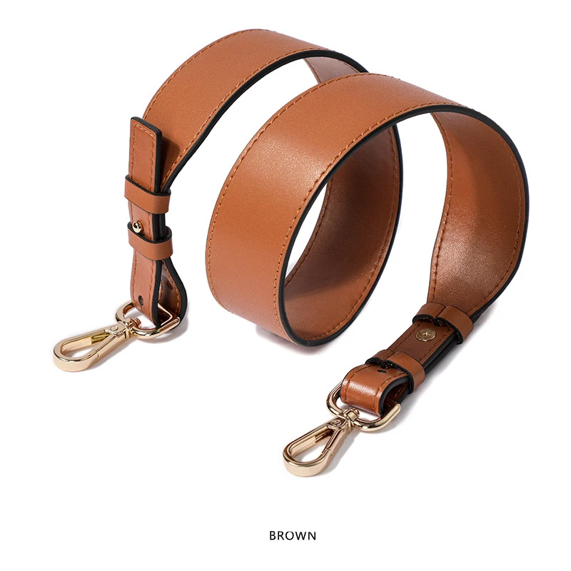 Cow Leather Bag Straps Women Handbag Handle Wide Belt Shoulder Crossbody Bag Strap Genuine Leather Strap Bag Part Belt For Bags