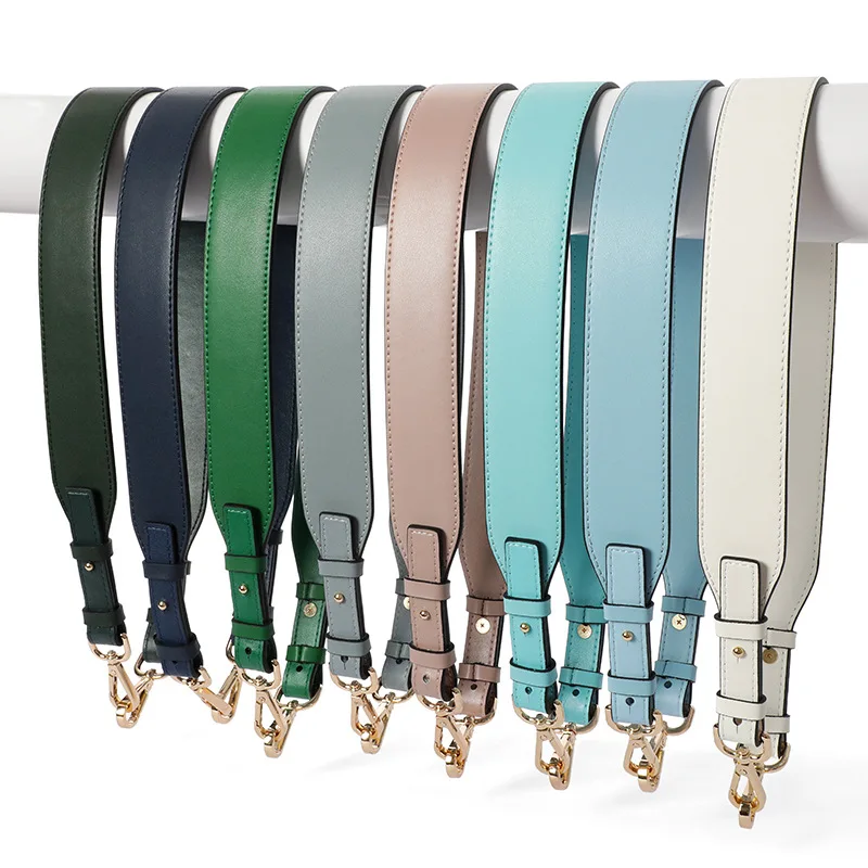 Cow Leather Bag Straps Women Handbag Handle Wide Belt Shoulder Crossbody Bag Strap Genuine Leather Strap Bag Part Belt For Bags