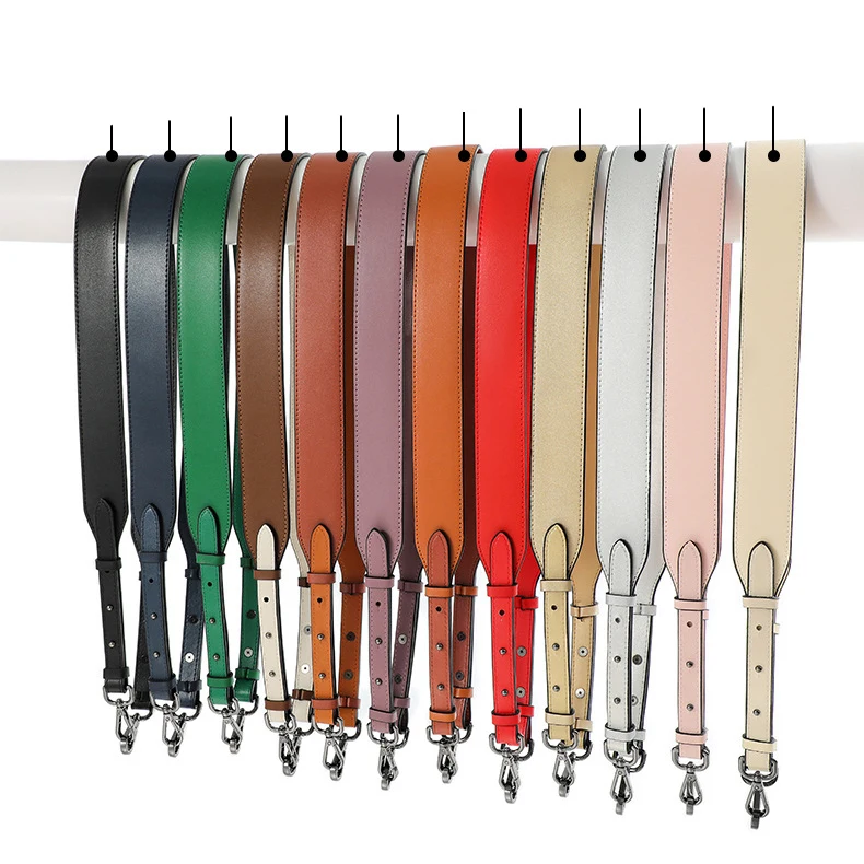 Cow Leather Bag Straps Women Shoulder Crossbody Bag Strap Handbag Handle Wide Belt Genuine Leather Strap Bag Part Belt For Bag