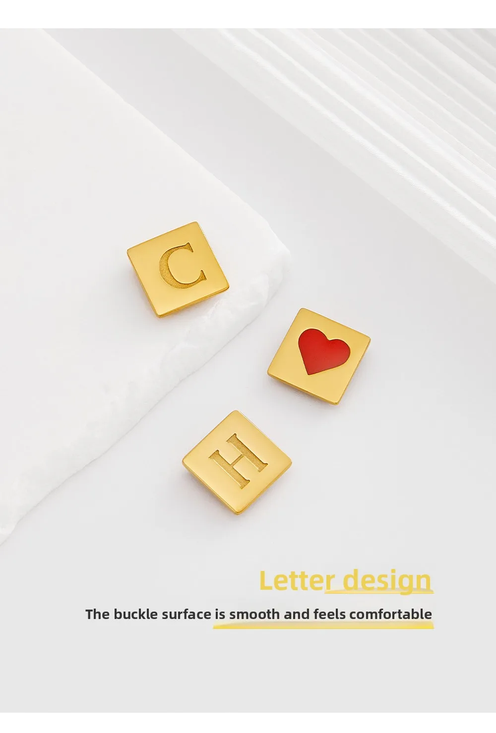 Letter Decoration Buckle For Handmade Fashion Durable High-end Gift Diy Metal Decorative Bag Modification Bag Accessories