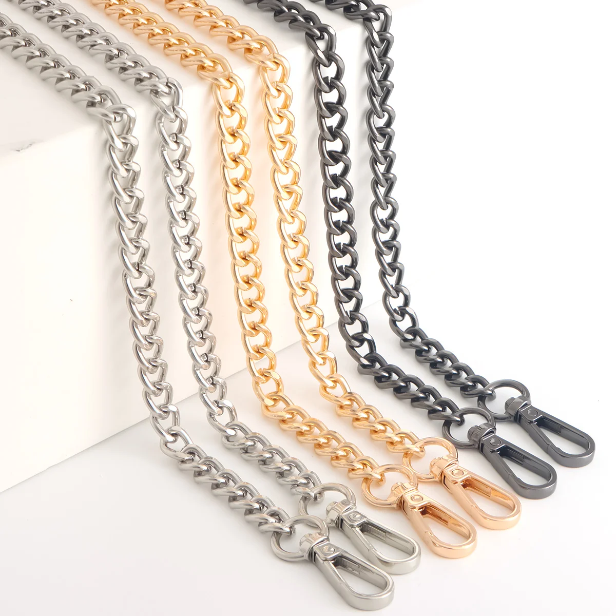 Metal Chain Strap, Purse Chain Straps Replacement, Handbags Chain Handles for Shoulder Bags, Purse DIY Crafts