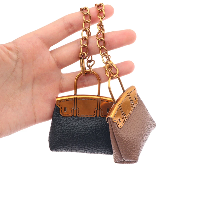 〔CC88〕New Mini Small Bag Pendant.Metal Chain Pocket Bag Keychain Women's Bag Charms Hangaing Decoration