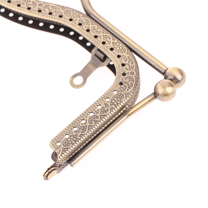 1Pc Fashion Women Bags Handle Metal DIY Coin Purse Bag Handle Handbag Clasp Lock Arch Frame Bags Accessories