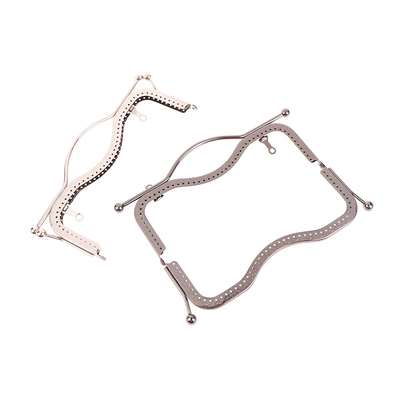 1Pc Fashion Women Bags Handle Metal DIY Coin Purse Bag Handle Handbag Clasp Lock Arch Frame Bags Accessories
