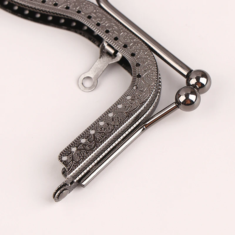 1Pc Fashion Women Bags Handle Metal DIY Coin Purse Bag Handle Handbag Clasp Lock Arch Frame Bags Accessories