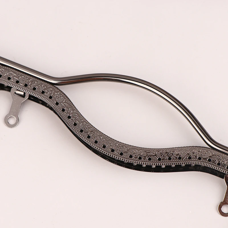 1Pc Fashion Women Bags Handle Metal DIY Coin Purse Bag Handle Handbag Clasp Lock Arch Frame Bags Accessories