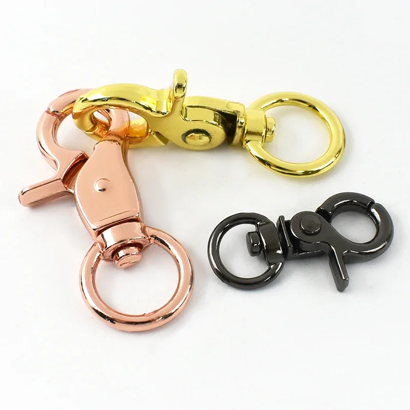 10/20/30Pcs Bag Swivel Lobster Clasp 10/13mm Metal Buckles Handbag Chain Dog Collar Strap Trigger Snap Hook Hardware Accessories