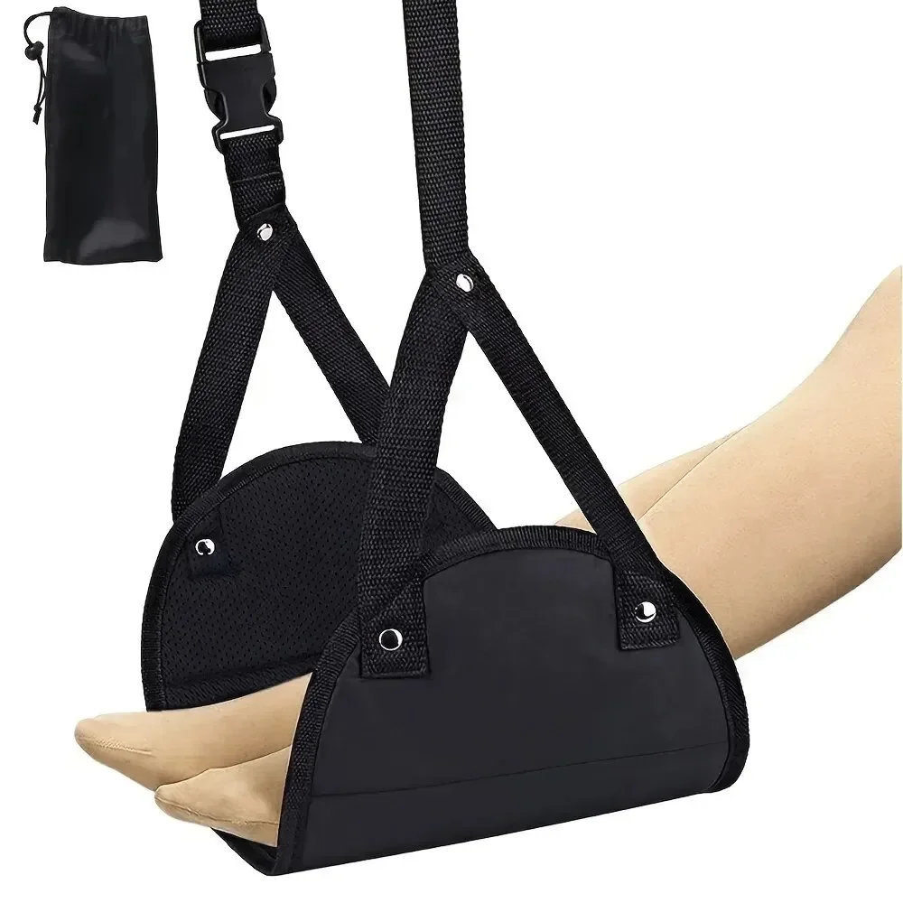 Foot Rest Airplane Footrest Made with High Quality Foam Portable Travel Footrest Carry-On Foot Rest Adjustable Height Foot Rest