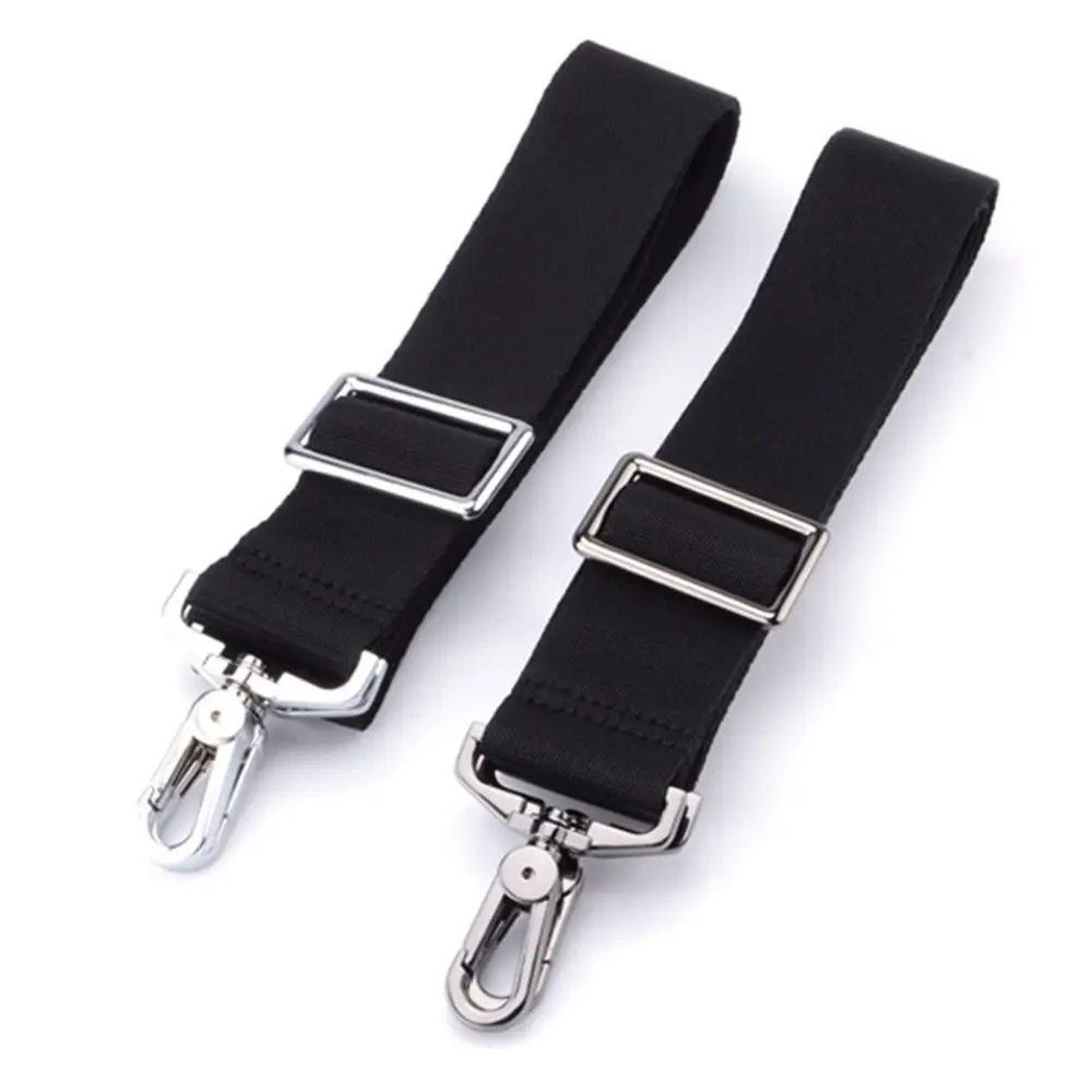 3.8cm Width Black Nylon Shoulder Bag Strap Adjustable Replacement Detachable Belt for Women Messenger Bag Handle Handbag Belt