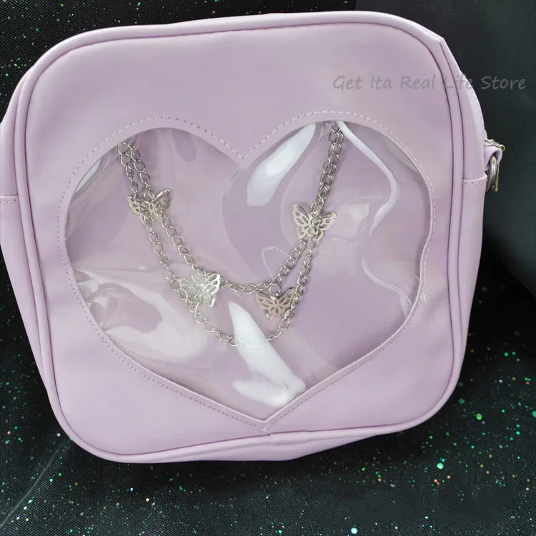 Italife Silver Chain Ita Bag Accessories Pearl Double Layer Metal Chain Itabag Decoration Women Butterfly Heart Star chains H326