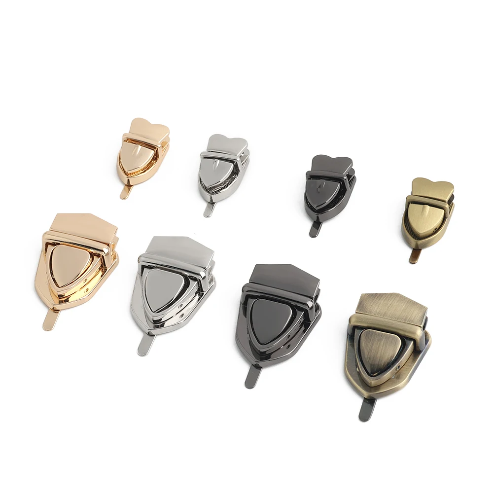 5/10/20PCS Metal Bag Twist Decoration Lock Clasps Handbag Turn Locks Snap Buckles For DIY Bags Purse Replacement Accessories