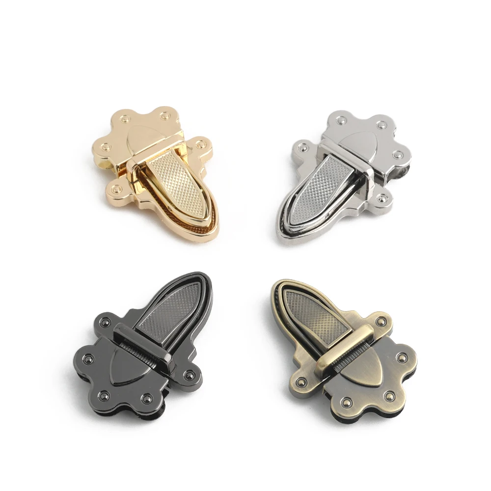 5/10/20PCS Metal Bag Twist Decoration Lock Clasps Handbag Turn Locks Snap Buckles For DIY Bags Purse Replacement Accessories