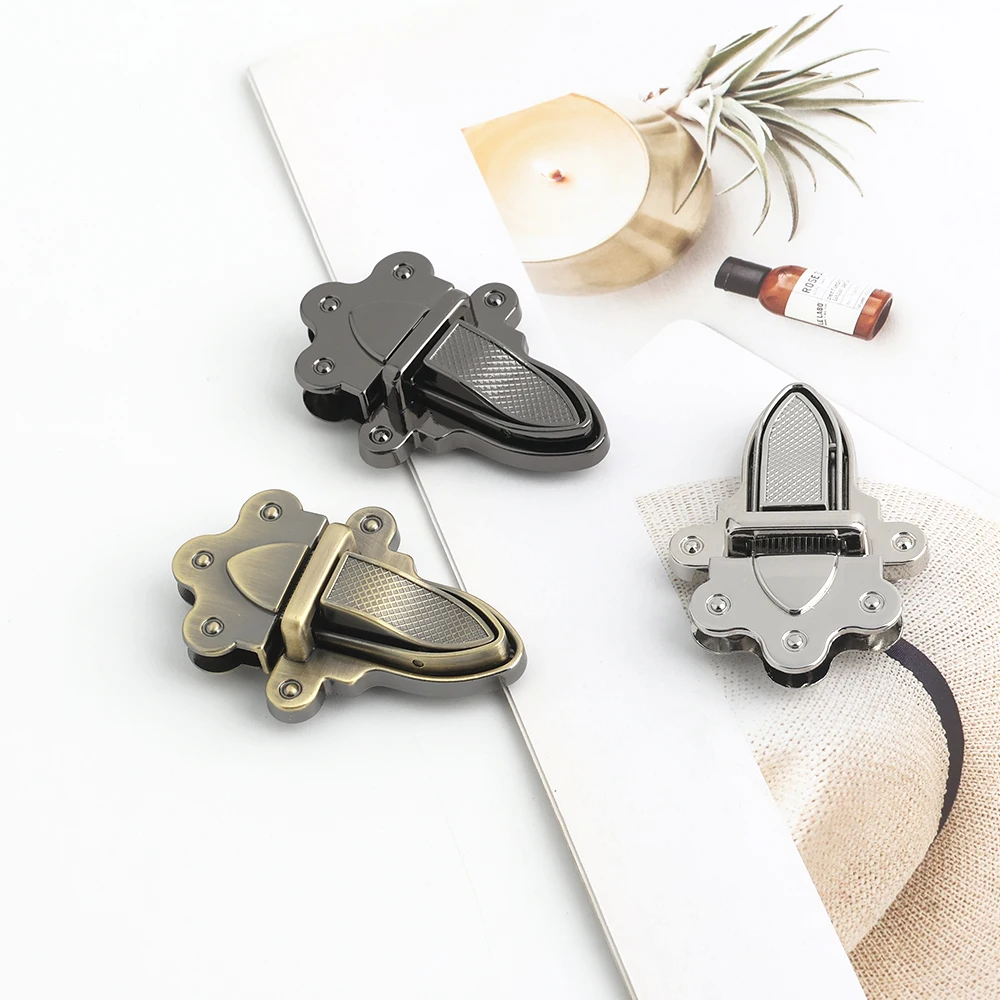 5/10/20PCS Metal Bag Twist Decoration Lock Clasps Handbag Turn Locks Snap Buckles For DIY Bags Purse Replacement Accessories