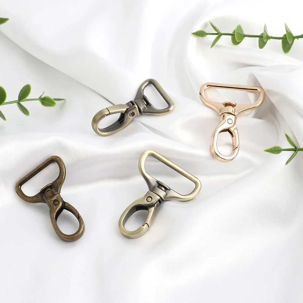 20/50/100PCS 13-32mm Metal Bag Strap Buckle Keychain Swivel Lobster Buckles Pet Collar Carabiner Snap Hook Clasp DIY Accessories