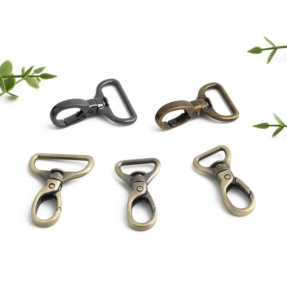 20/50/100PCS 13-32mm Metal Bag Strap Buckle Keychain Swivel Lobster Buckles Pet Collar Carabiner Snap Hook Clasp DIY Accessories
