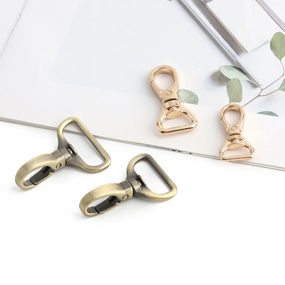 20/50/100PCS 13-32mm Metal Bag Strap Buckle Keychain Swivel Lobster Buckles Pet Collar Carabiner Snap Hook Clasp DIY Accessories