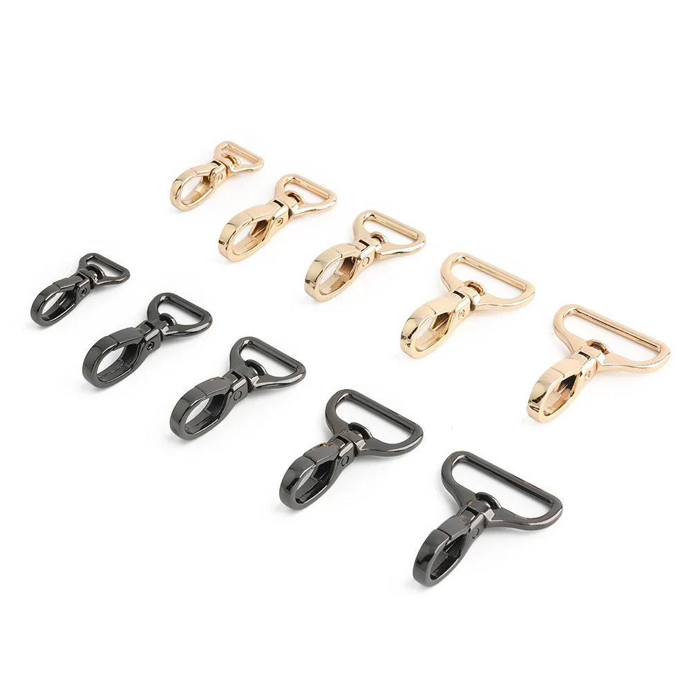20/50/100PCS 13-32mm Metal Bag Strap Buckle Keychain Swivel Lobster Buckles Pet Collar Carabiner Snap Hook Clasp DIY Accessories
