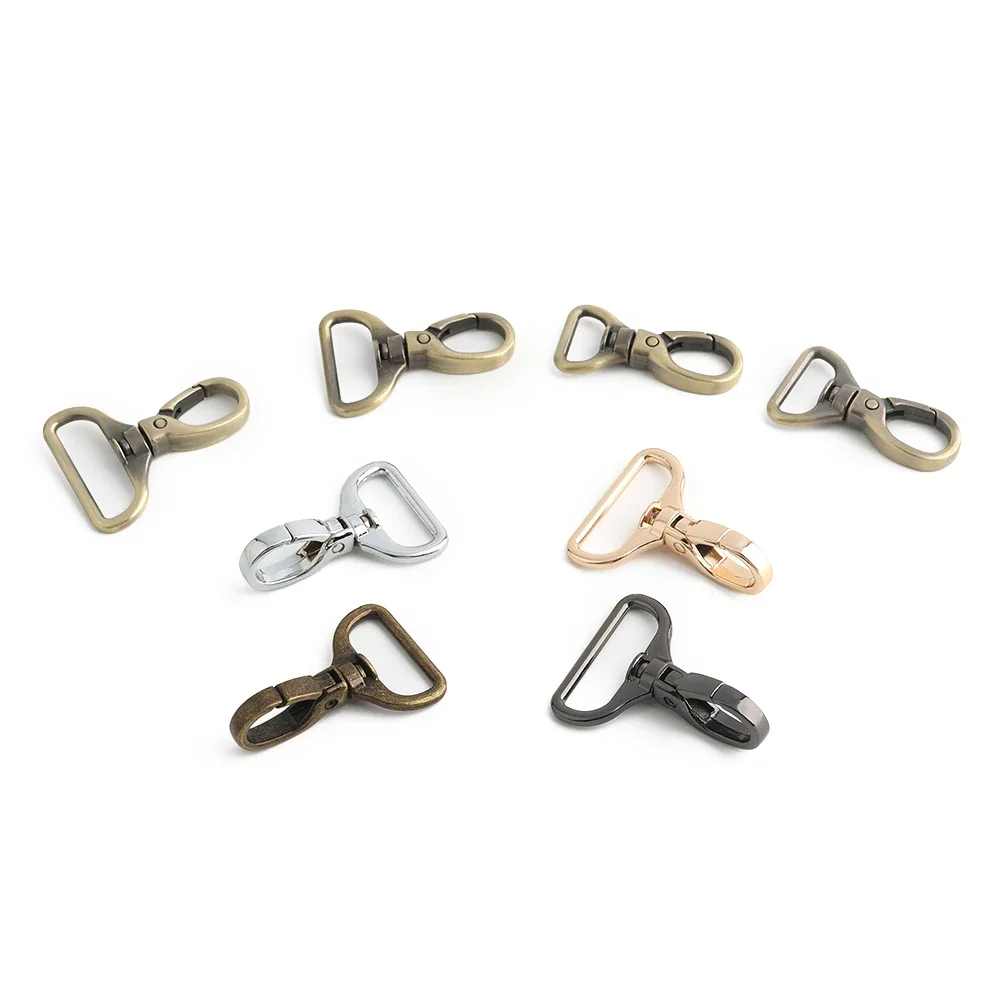 20/50/100PCS 13-32mm Metal Bag Strap Buckle Keychain Swivel Lobster Buckles Pet Collar Carabiner Snap Hook Clasp DIY Accessories