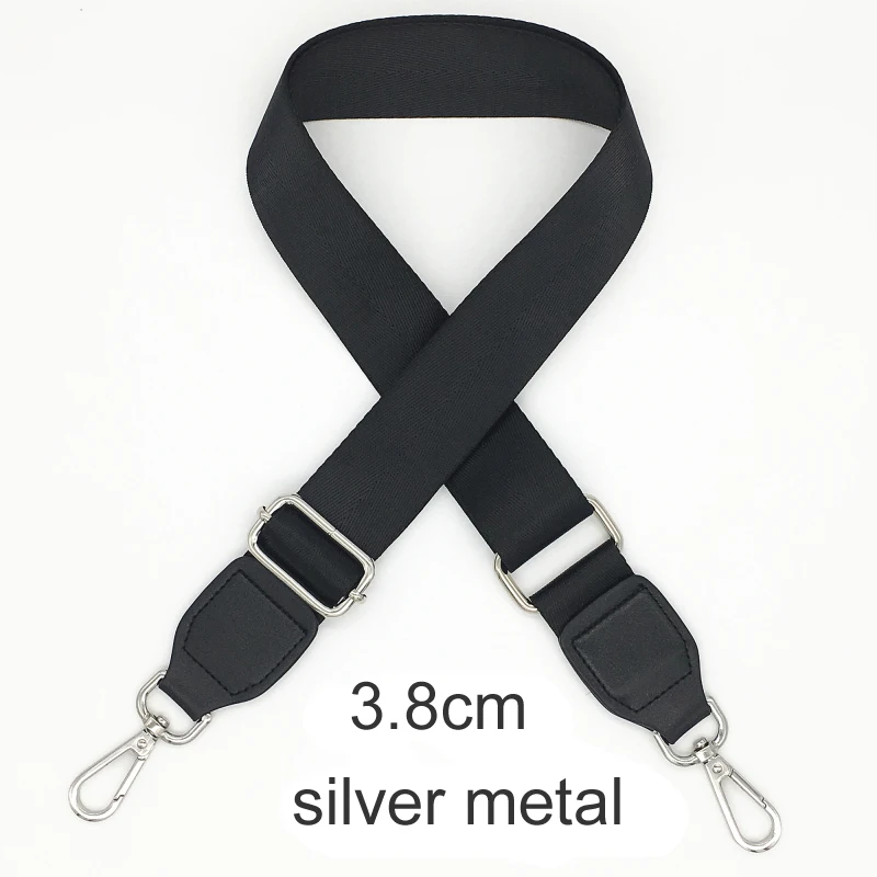 Black Color Bag Straps Women Shoulder Messenger Bags Belt Adjustable Wide Strap Bag Part Accessories Female Crossbody Bag Strap