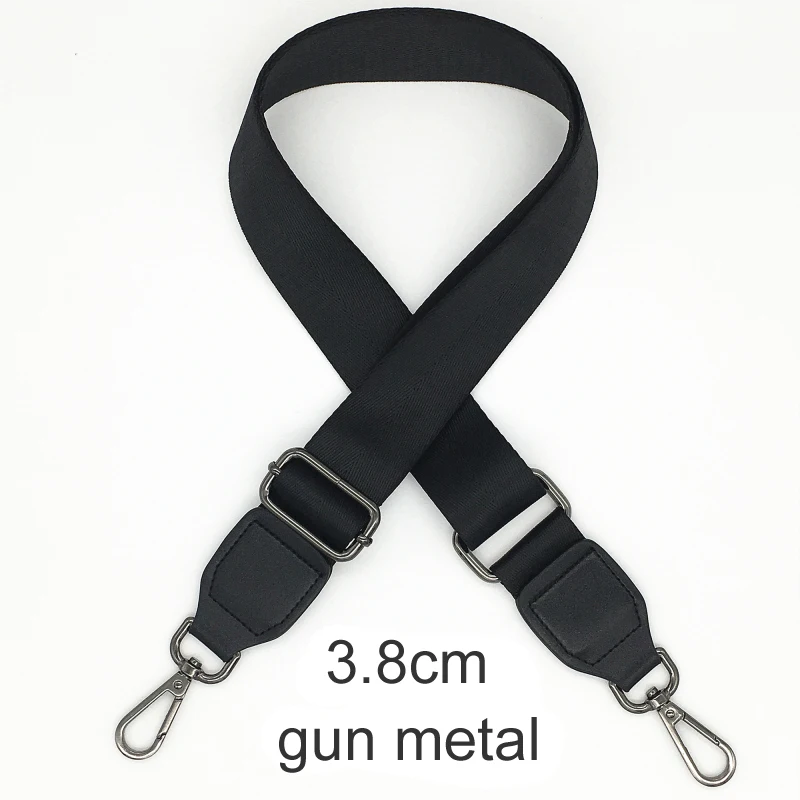 Black Color Bag Straps Women Shoulder Messenger Bags Belt Adjustable Wide Strap Bag Part Accessories Female Crossbody Bag Strap