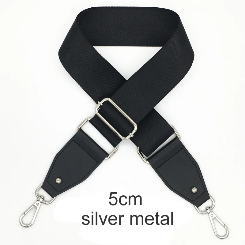 Black Color Bag Straps Women Shoulder Messenger Bags Belt Adjustable Wide Strap Bag Part Accessories Female Crossbody Bag Strap