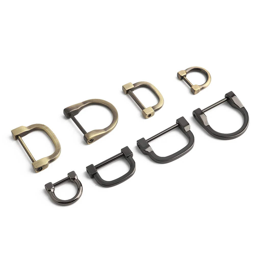 10/30/100PCS Inner:13mm 20mm 25mm 30mm Metal Shoulder Strap Buckle Detachable Screw Clasp For Handbag Belt Webbing Accessories