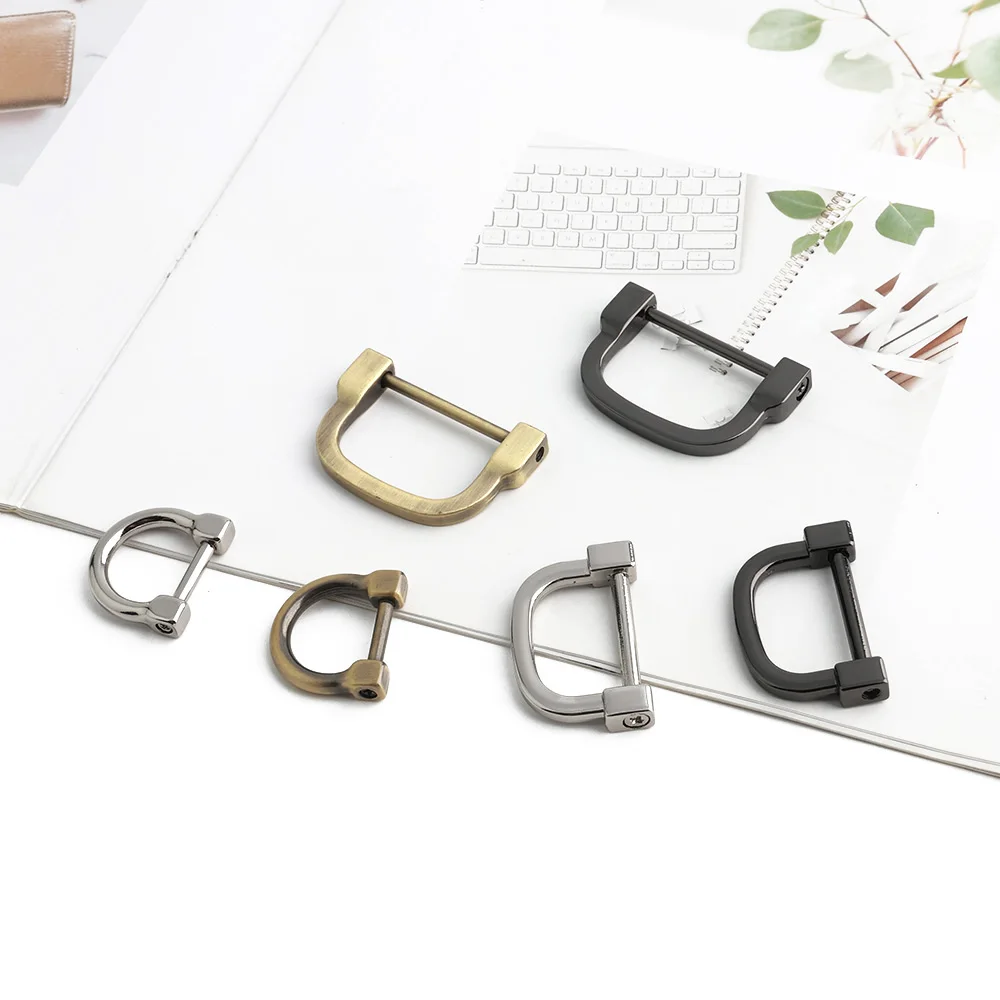 10/30/100PCS Inner:13mm 20mm 25mm 30mm Metal Shoulder Strap Buckle Detachable Screw Clasp For Handbag Belt Webbing Accessories