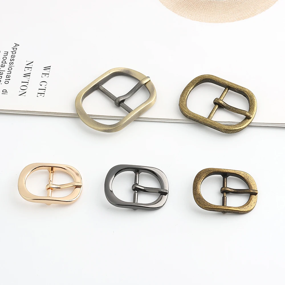 10/30/100PCS Inside Wide:12-38mm Metal Pin Buckle Belt Buckles For Bag Shoulder Strap Shoes Adjust Roller Clasp DIY Accessories