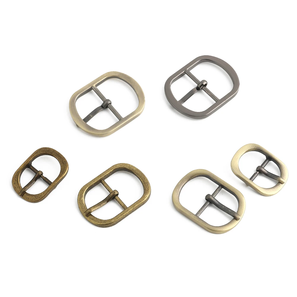 10/30/100PCS Inside Wide:12-38mm Metal Pin Buckle Belt Buckles For Bag Shoulder Strap Shoes Adjust Roller Clasp DIY Accessories